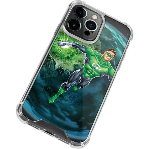 DC Comics Green Lantern Action Pose in Space iPhone 15 Pro Max Clear Case