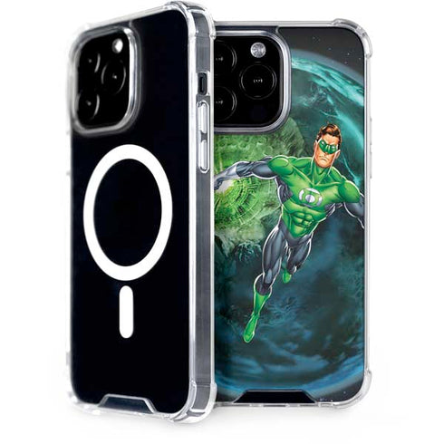 DC Comics Green Lantern Action Pose in Space iPhone 14 Pro Max MagSafe Case