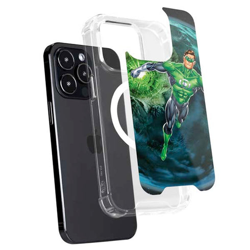 DC Comics Green Lantern Action Pose in Space iPhone 14 Pro Max MagSafe Case
