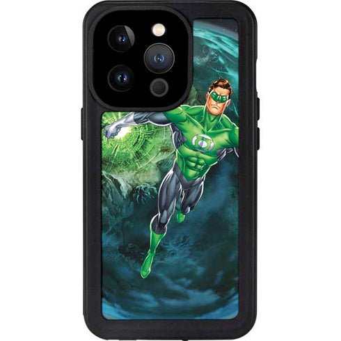 DC Comics Green Lantern Action Pose in Space iPhone 14 Pro Waterproof Case