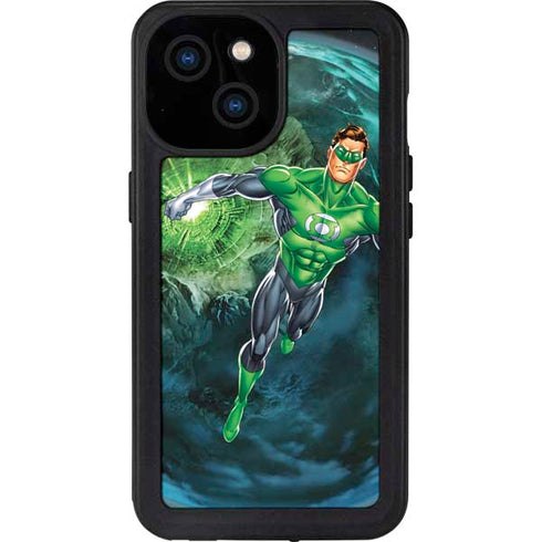DC Comics Green Lantern Action Pose in Space iPhone 15 Waterproof Case