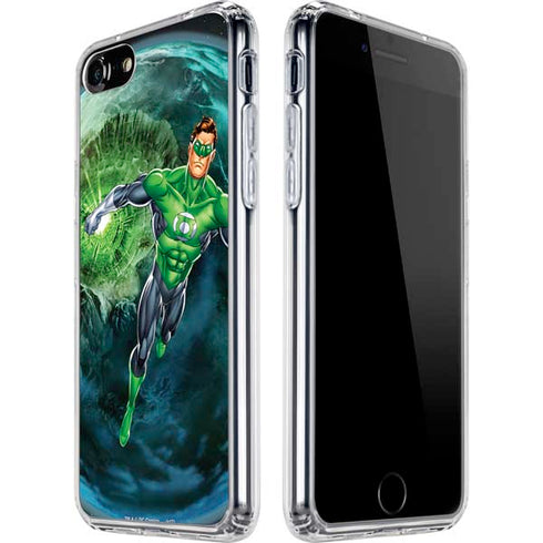 DC Comics Green Lantern Action Pose in Space iPhone SE (2nd & 3rd Gen) Clear Case