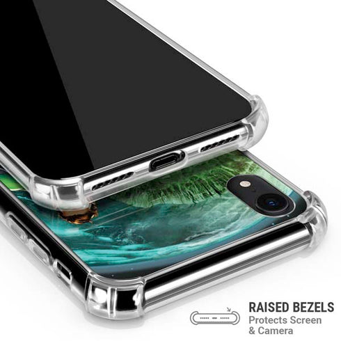 DC Comics Green Lantern Action Pose in Space iPhone XR Clear Case