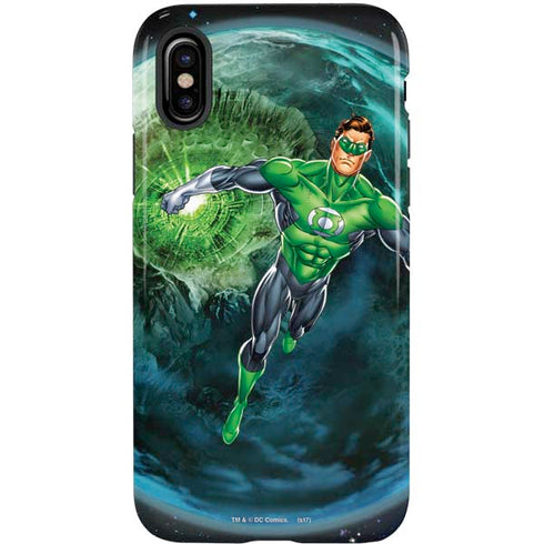 DC Comics Green Lantern Action Pose in Space iPhone XS Pro Case