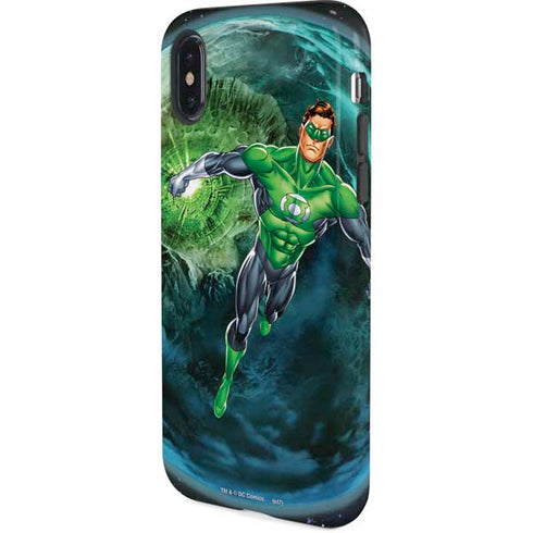 DC Comics Green Lantern Action Pose in Space iPhone XS Pro Case
