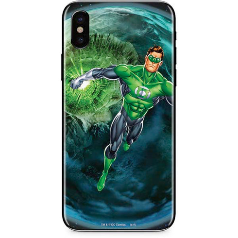 DC Comics Green Lantern Action Pose in Space iPhone XS Skin
