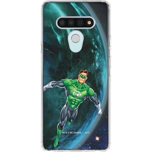 DC Comics Green Lantern Action Pose in Space LG Stylo 6 Clear Case