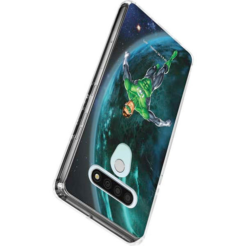 DC Comics Green Lantern Action Pose in Space LG Stylo 6 Clear Case