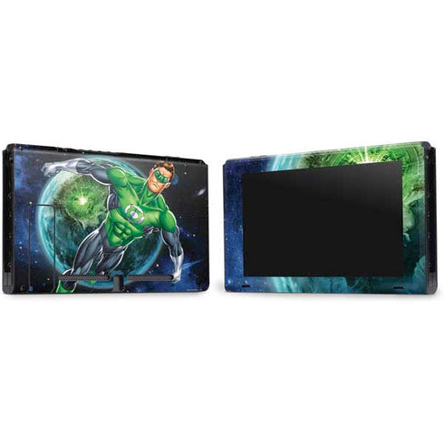 DC Comics Green Lantern Action Pose in Space Nintendo Switch Bundle Skin