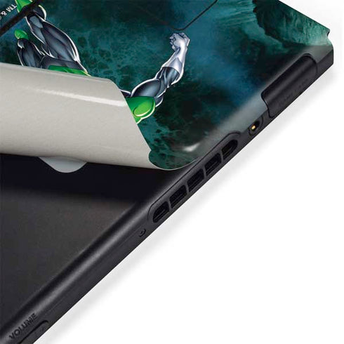 DC Comics Green Lantern Action Pose in Space Nintendo Switch Bundle Skin