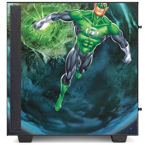 DC Comics Green Lantern Action Pose in Space NZXT H510 Compact ATX Mid-Tower Case Skin