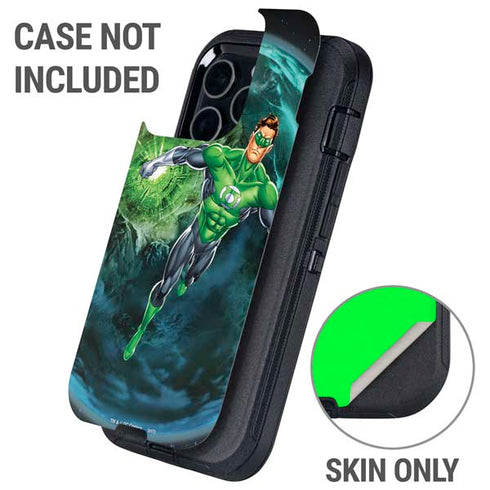 DC Comics Green Lantern Action Pose in Space Otterbox Defender iPhone Skin