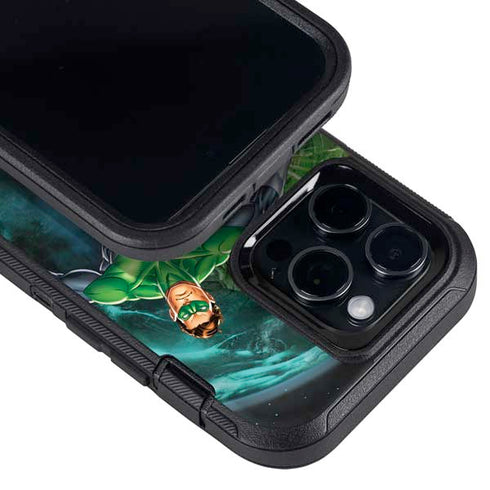 DC Comics Green Lantern Action Pose in Space Otterbox Defender iPhone Skin