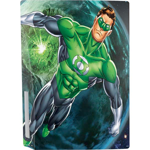 DC Comics Green Lantern Action Pose in Space PS5 Console Skin