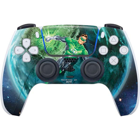 DC Comics Green Lantern Action Pose in Space PS5 Controller Skin