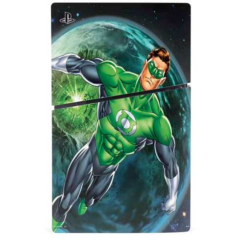 DC Comics Green Lantern Action Pose in Space PS5 Slim Digital Edition Bundle Skin
