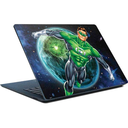 DC Comics Green Lantern Action Pose in Space Surface Laptop Skin