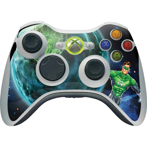 DC Comics Green Lantern Action Pose in Space Xbox 360 Wireless Controller Skin