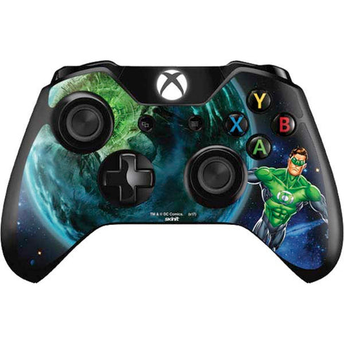 DC Comics Green Lantern Action Pose in Space Xbox One Controller Skin