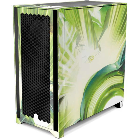 DC Comics Green Lantern Portrait Art By Alex Ross Corsair 4000D Tempered Glass Mid-Tower ATX Case Skin