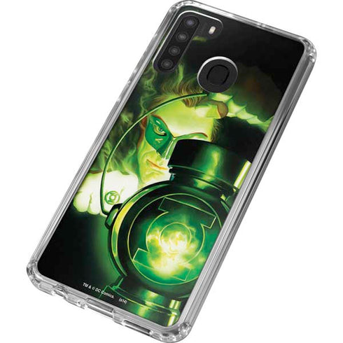 DC Comics Green Lantern Portrait Art By Alex Ross Galaxy A21 Clear Case