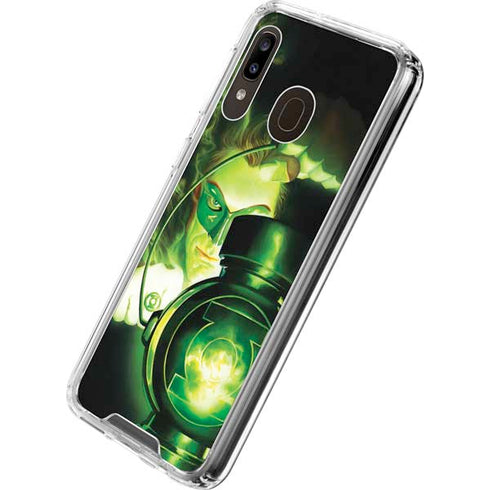 DC Comics Green Lantern Portrait Art By Alex Ross Galaxy A30 Clear Case