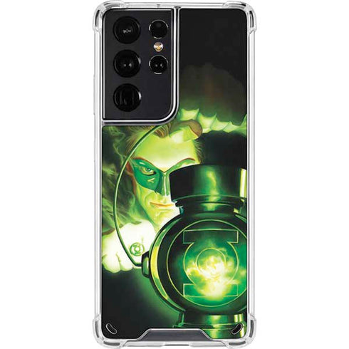 DC Comics Green Lantern Portrait Art By Alex Ross Galaxy S21 Ultra 5G Clear Case