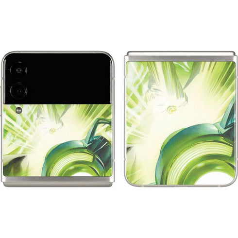 DC Comics Green Lantern Portrait Art By Alex Ross Galaxy Z Flip3 5G Skin