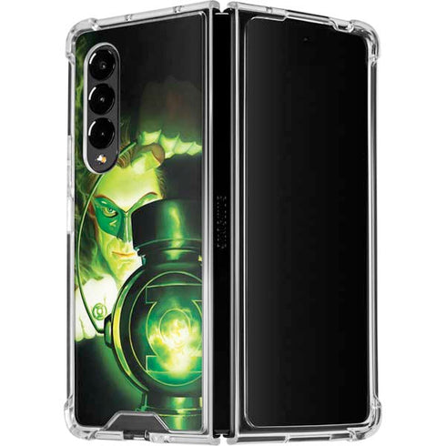 DC Comics Green Lantern Portrait Art By Alex Ross Galaxy Z Fold4 5G Clear Case