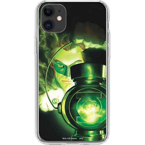 DC Comics Green Lantern Portrait Art By Alex Ross iPhone 11 Clear Case