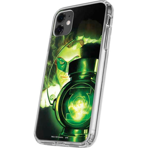 DC Comics Green Lantern Portrait Art By Alex Ross iPhone 11 Clear Case