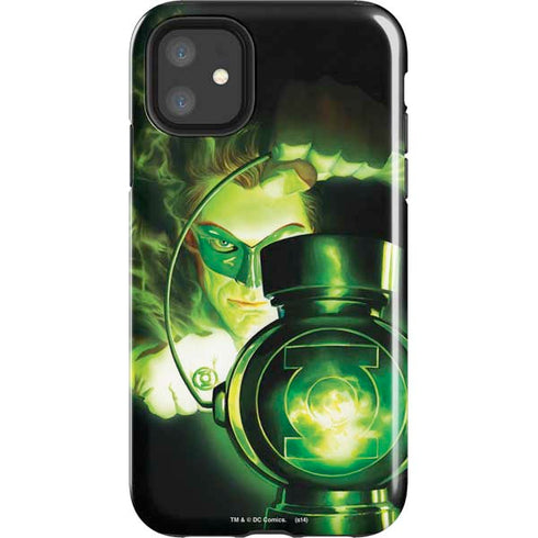 DC Comics Green Lantern Portrait Art By Alex Ross iPhone 11 Impact Case