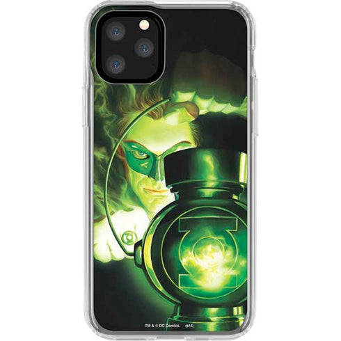DC Comics Green Lantern Portrait Art By Alex Ross iPhone 11 Pro Clear Case