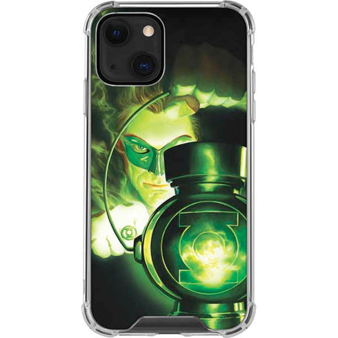 DC Comics Green Lantern Portrait Art By Alex Ross iPhone 14 Clear Case