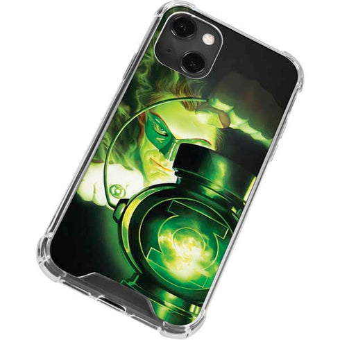 DC Comics Green Lantern Portrait Art By Alex Ross iPhone 14 Plus Clear Case