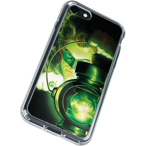 DC Comics Green Lantern Portrait Art By Alex Ross iPhone SE (2nd & 3rd Gen) Clear Case