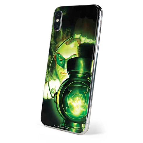 DC Comics Green Lantern Portrait Art By Alex Ross iPhone X Skin