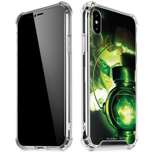 DC Comics Green Lantern Portrait Art By Alex Ross iPhone XS Max Clear Case