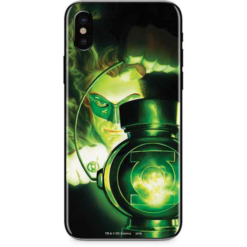 DC Comics Green Lantern Portrait Art By Alex Ross iPhone XS Skin