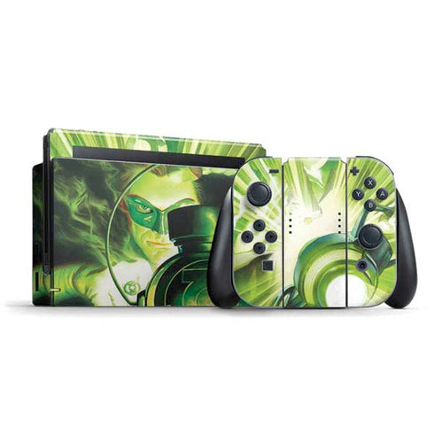 DC Comics Green Lantern Portrait Art By Alex Ross Nintendo Switch Bundle Skin