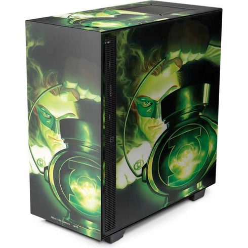 DC Comics Green Lantern Portrait Art By Alex Ross NZXT H510 Compact ATX Mid-Tower Case Skin
