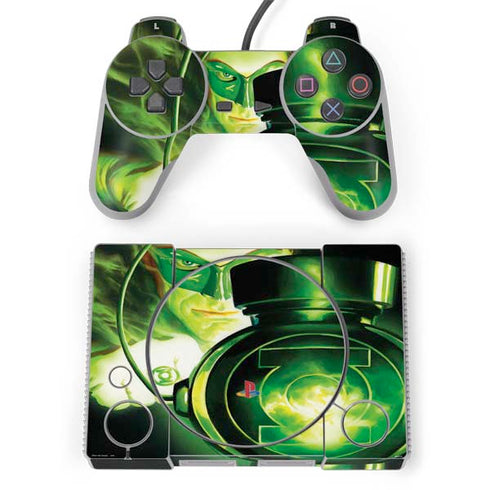DC Comics Green Lantern Portrait Art By Alex Ross PlayStation Classic Bundle Skin