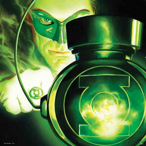 DC Comics Green Lantern Portrait Art By Alex Ross PS4 Console and Controller Bundle Skin