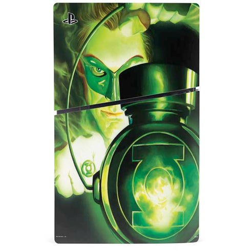 DC Comics Green Lantern Portrait Art By Alex Ross PS5 Slim Digital Edition Bundle Skin