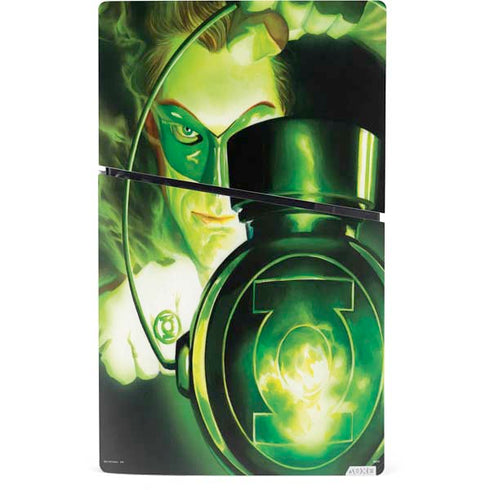 DC Comics Green Lantern Portrait Art By Alex Ross PS5 Slim Digital Edition Bundle Skin