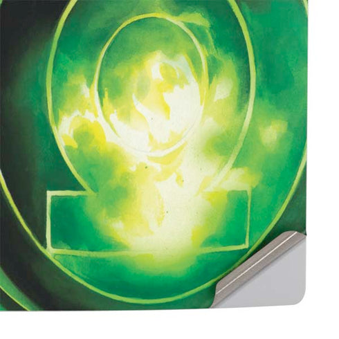 DC Comics Green Lantern Portrait Art By Alex Ross PS5 Slim Digital Edition Console Skin