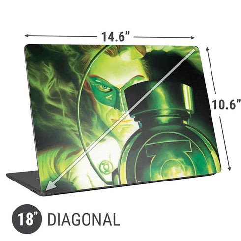 DC Comics Green Lantern Portrait Art By Alex Ross Universal Laptop 18in (14.6 x 10.6in) Skin