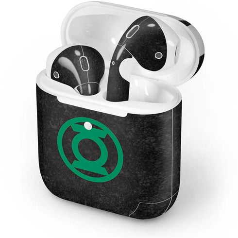 DC Comics Green Lantern Logo Black Background Apple AirPods 2 Skin
