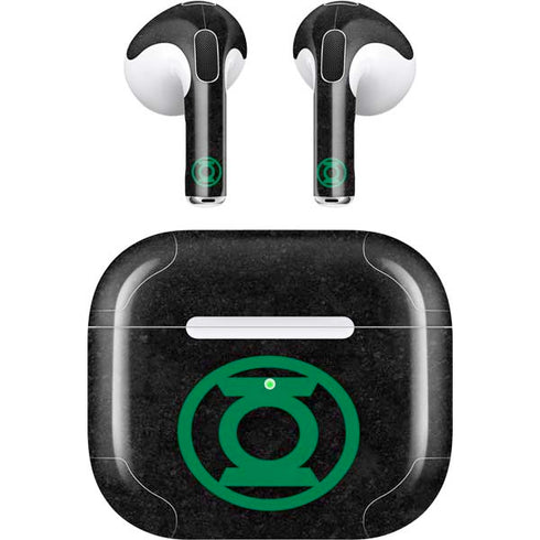 DC Comics Green Lantern Logo Black Background Apple AirPods (3rd Gen 2021) Skin
