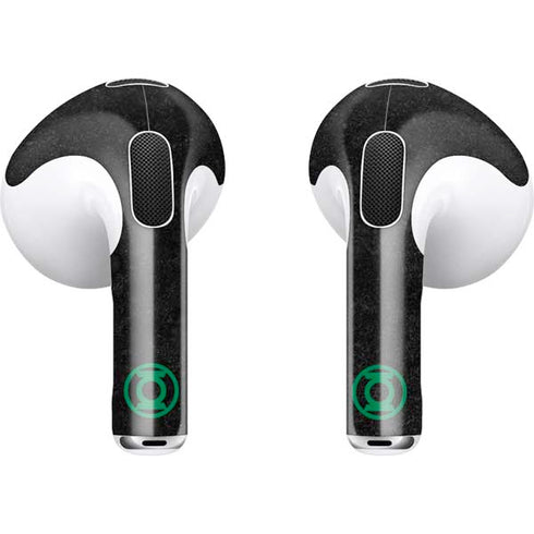 DC Comics Green Lantern Logo Black Background Apple AirPods (3rd Gen 2021) Skin